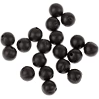 FLAMEER 20 Unids 5 Mm Cuentas De Goma De La Pesca Señuelo Flotante Perlas De La Piscina Carpa Aparejos De Pesca